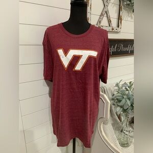 Blue 84 Men’s Virginia Tech VT Logo Graphic Maroon T-Shirt- Size L- BNWOT